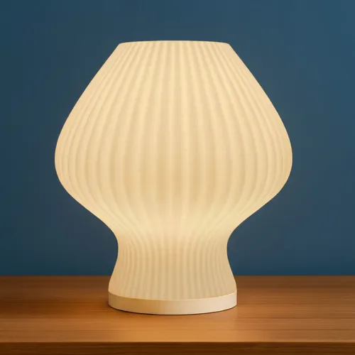 Lampara Mesa Luz Velador Moderno Nórdico Modelo Hongo