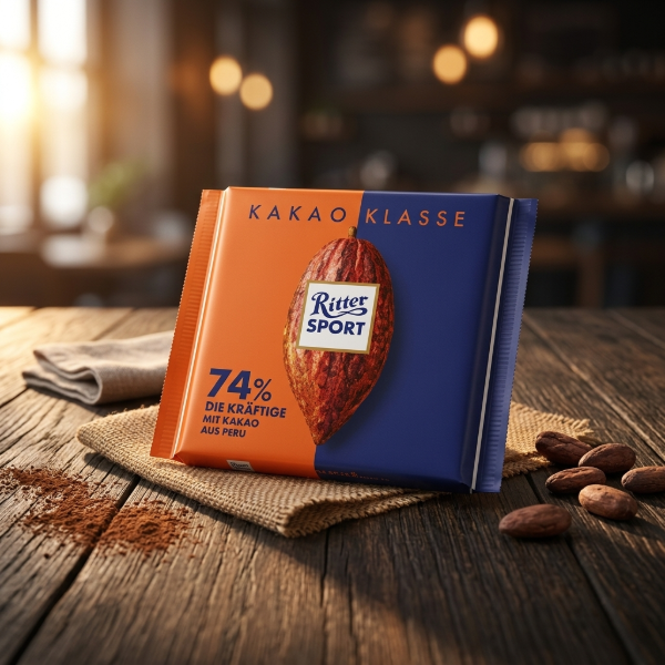 Ritter Sport Chocolate 74 Cacao Peru x 100 gr