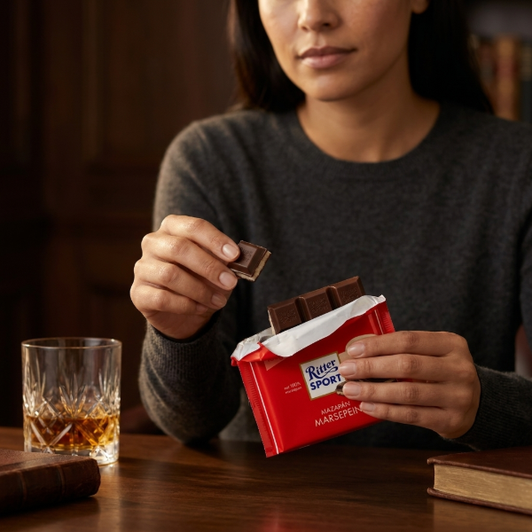 Ritter Sport Chocolate Relleno con Mazapan x 100 gr Ritter Sport Chocolate Relleno con Mazapan x 100 gr