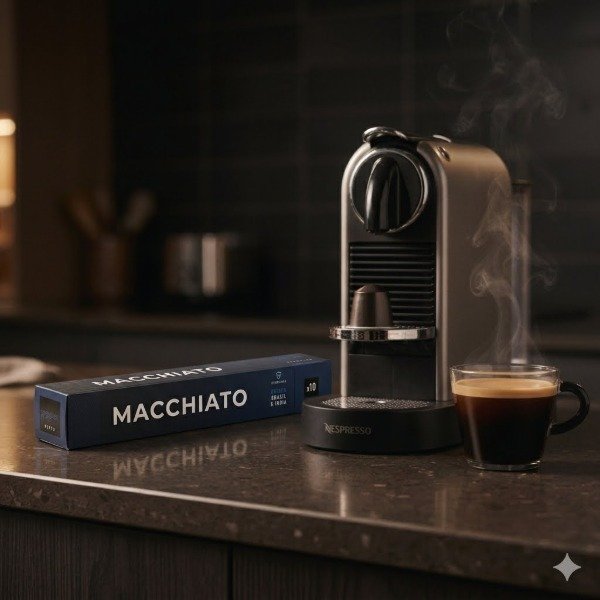 Macchiato Café Cápsulas Grosso Caja x10 un. Macchiato Café Cápsulas Grosso Caja x10 un.