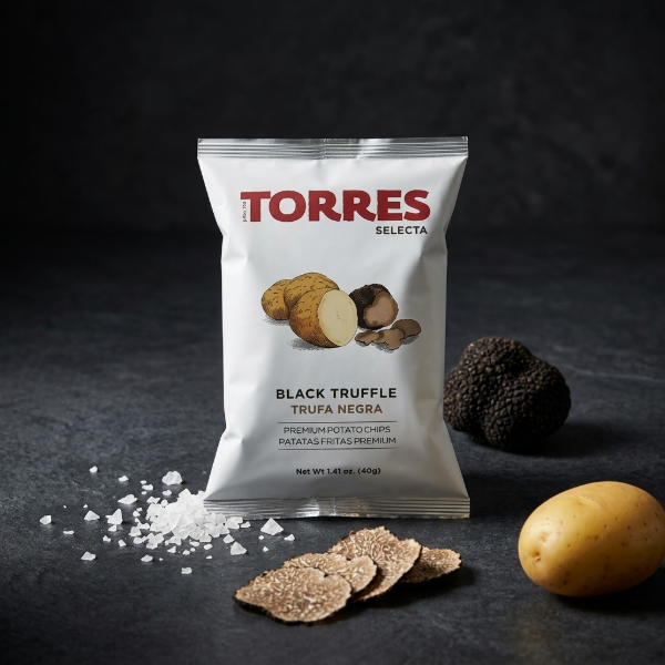 Torres Papas Fritas Trufa Negra Paq 125 gr