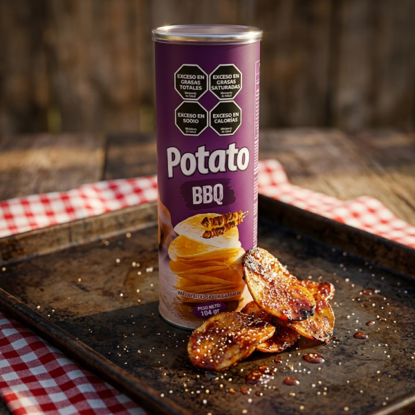 Zyma Papas Fritas Tubo Barbacoa x 104 gr Zyma Papas Fritas Tubo Barbacoa x 104 gr