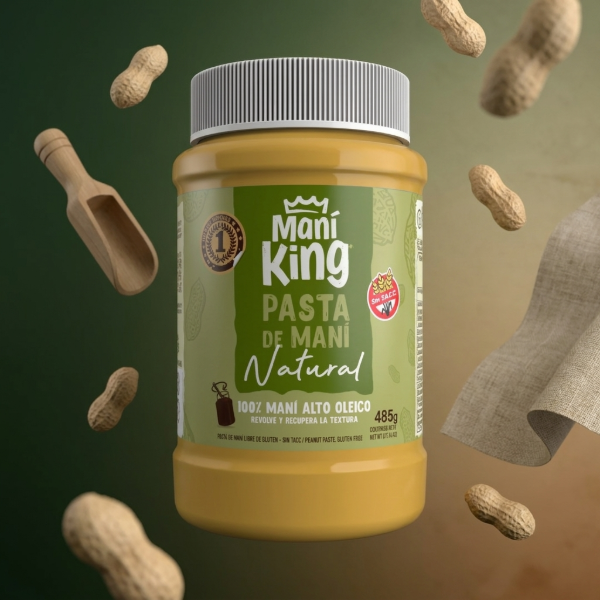 Pasta de Mani King Natural 485 gr