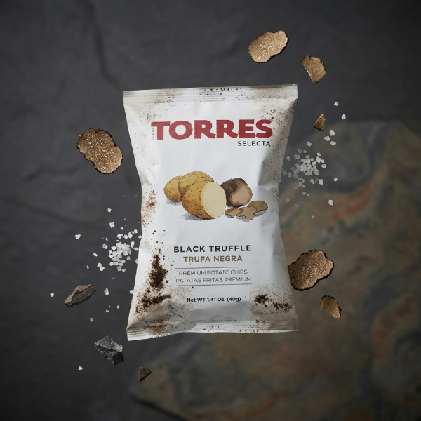 Torres Papas Fritas Trufa Negra Paq 125 gr