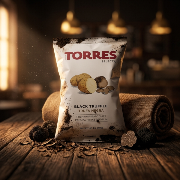 Torres Papas Fritas Trufa Negra Paq 125 gr
