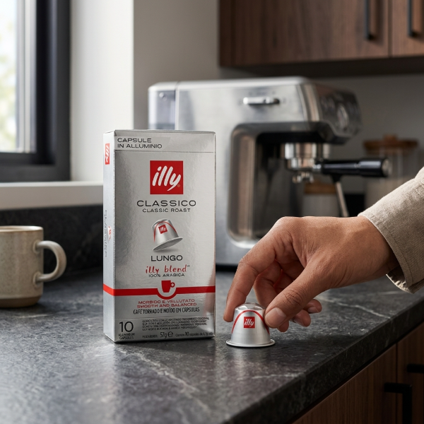 Illy Café Cápsulas Clásico Lungo x10 un.