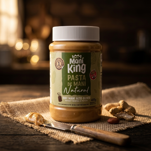 Pasta de Mani King Natural 485 gr