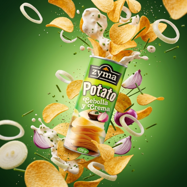 Zyma Papas Fritas Tubo Cebolla y Crema x 104 gr