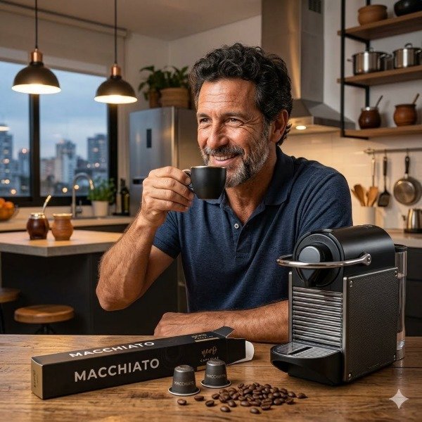 Macchiato Café Cápsulas Nero Caja x10 un. Macchiato Café Cápsulas Nero Caja x10 un.