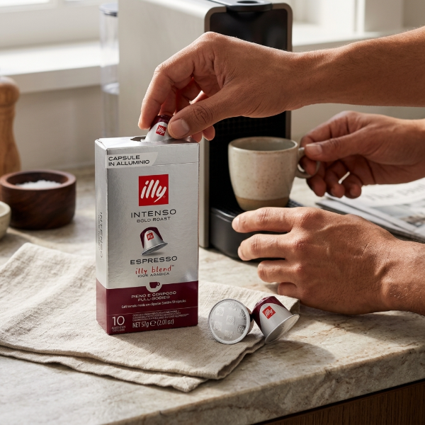 Illy Café Cápsulas Intenso Expresso x10 un.