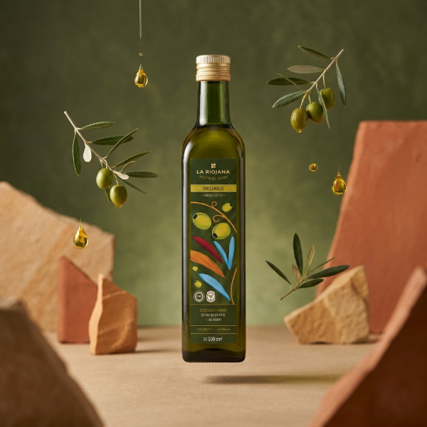 La Riojana Aceite De Oliva OrganicoVir-Ext 500 ml