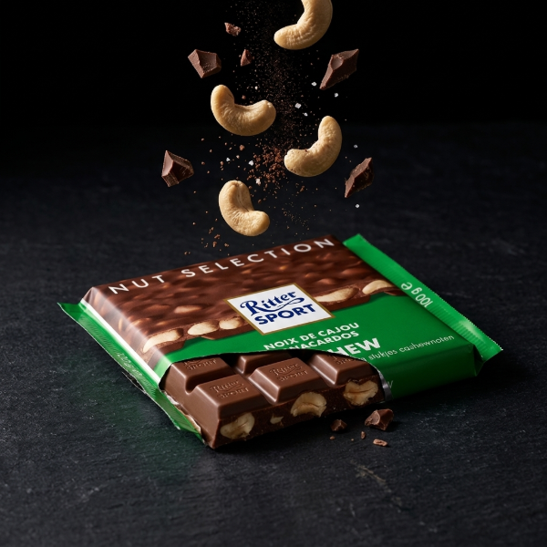 Ritter Sport Chocolate Castañas de Cajú x 100 gr Ritter Sport Chocolate Castañas de Cajú x 100 gr