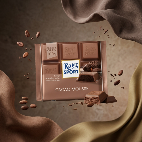 Ritter Sport Chocolate Relleno con Mousse x 100 gr